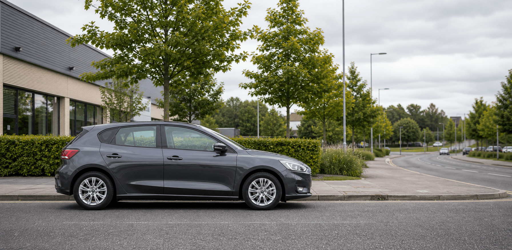 Compact hire car ready for practical travel around Ramsgate